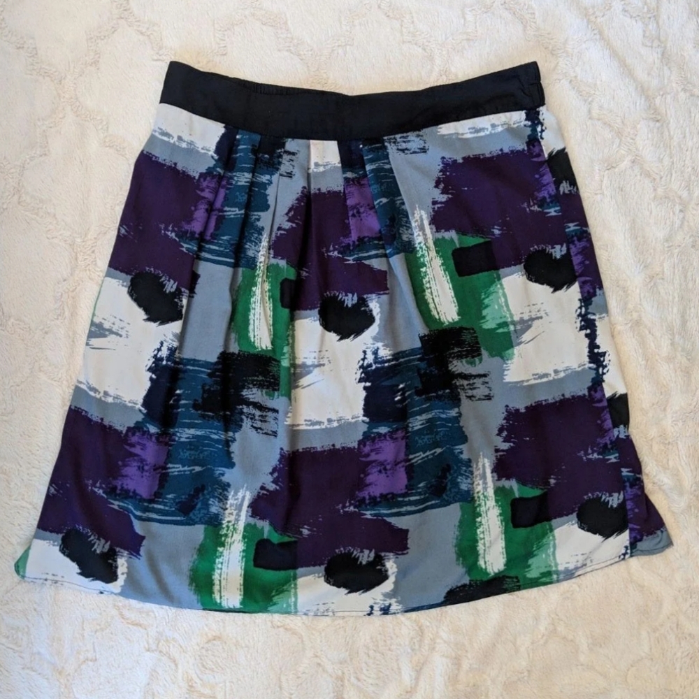 Triste brush print skirt sz 2x